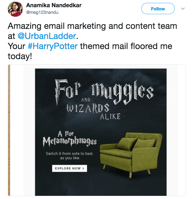 Harry Potter Email Twitter